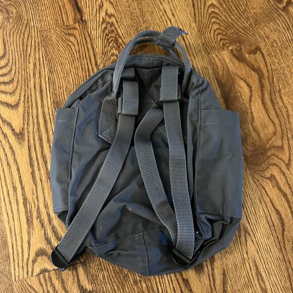 Fjallraven Kanken Mini Backpack Gray Nylon Bag School Travel Daypack Small main image 7